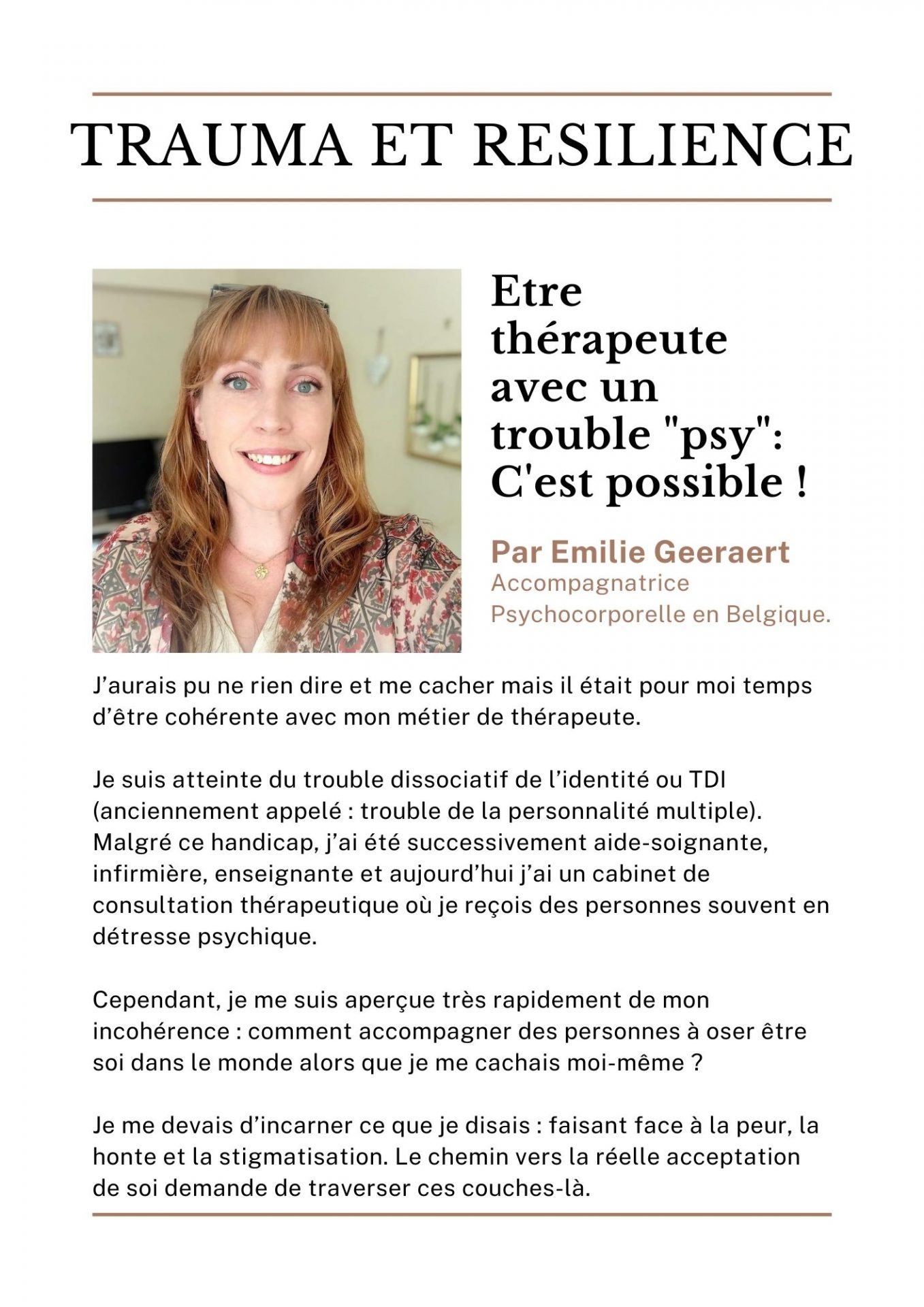 Brown Minimalist Business Article Letter